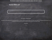 Tablet Screenshot of musica-libera.net